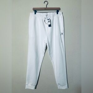Ralph Lauren White Joggers for Men